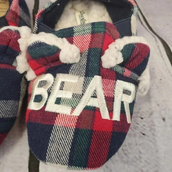 LIL BEAR 9/10 Dearfoams LiL Bear Memory Foam Slippers - Picture 8 of 10